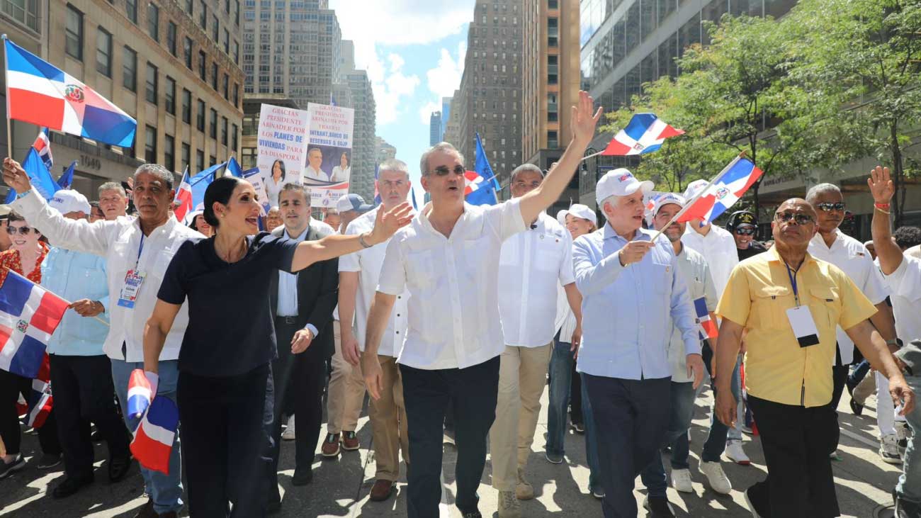 Presidente Abinader encabeza Desfile Dominicano de Manhattan