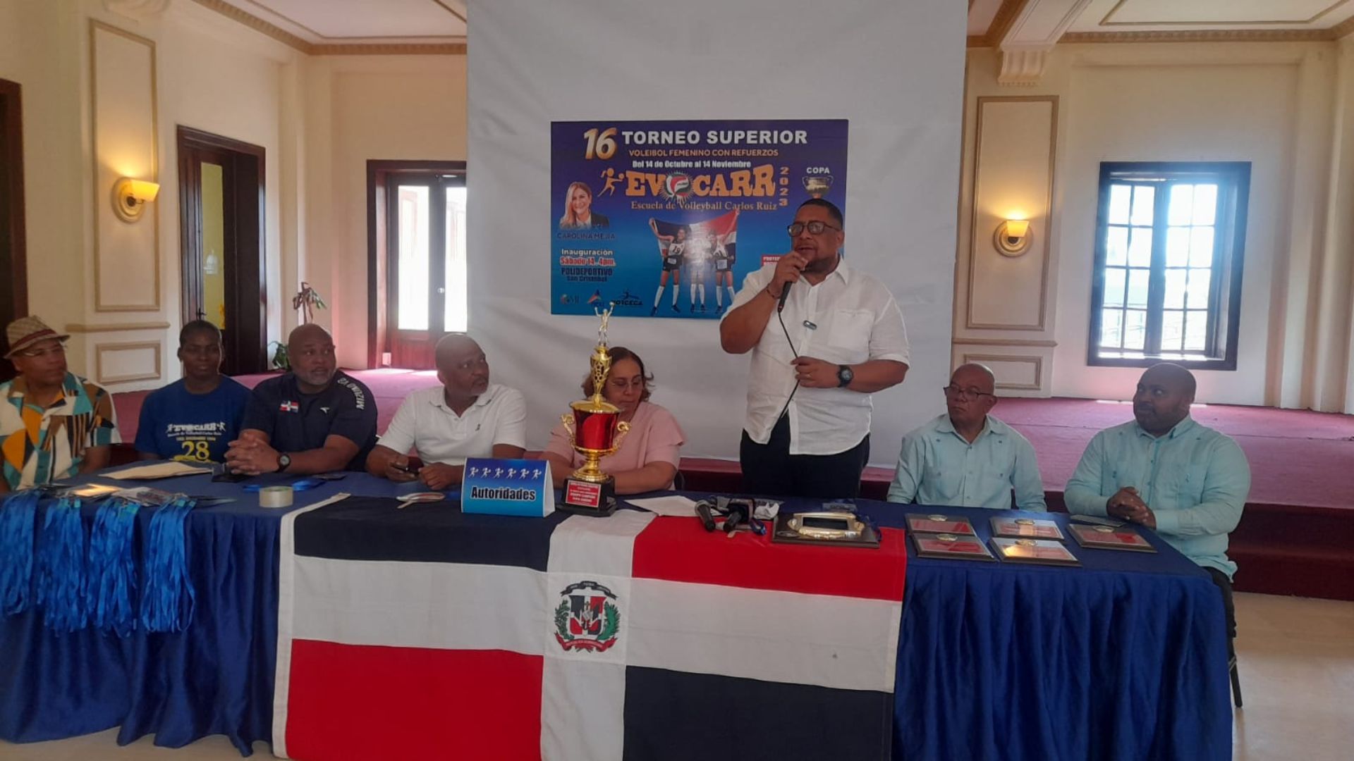 El PRM anuncia torneo de Voleibol Superior con Refuerzas de la Escuela de Voleibol Carlos Ruiz